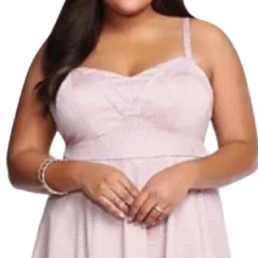 Torrid Rockabilly Pink Polka Dot Dress